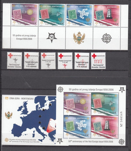 Montenegro 2006 europamarken - montenegro,,